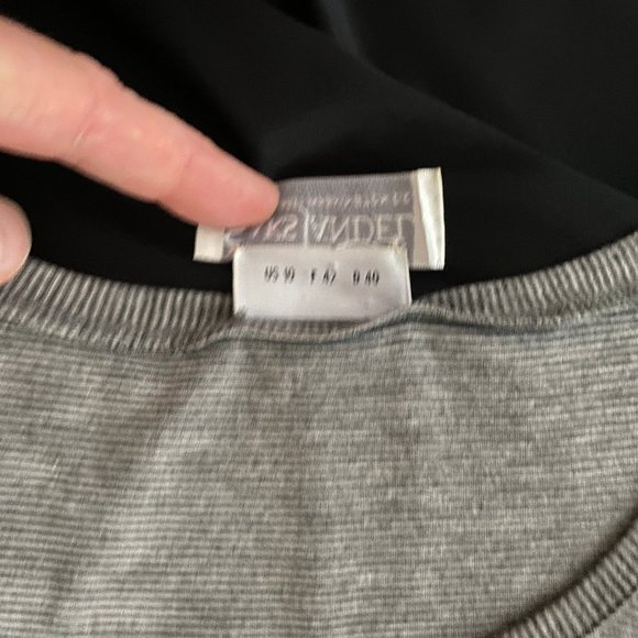 Akris Punto via Saks Jandel Leather jacket, shell, and slacks. - Picture 12 of 16